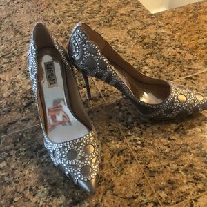 New Rhinestone studded Badgley Mischka stilettos!